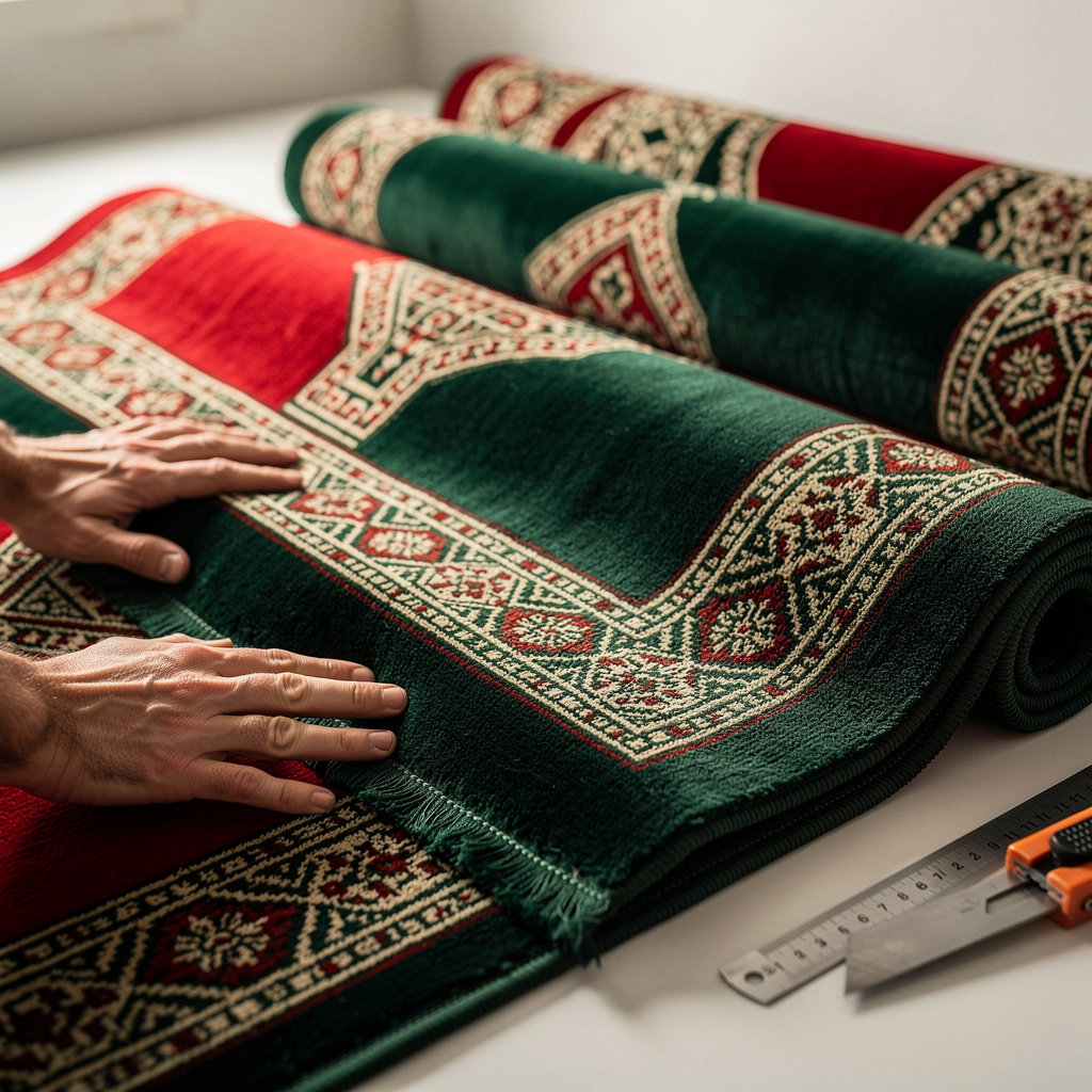 Bursa Cami Halısı Kaya koleksiyonundan çeşitli halı örnekleri ve desenleri